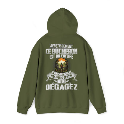 Bûcheron grincheux, sarcastique, imprévisible, non médicamenté