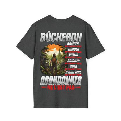 Bûcheron, ramper, tomber, vomir, saigner est acceptable