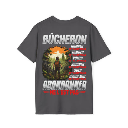 Bûcheron, ramper, tomber, vomir, saigner est acceptable