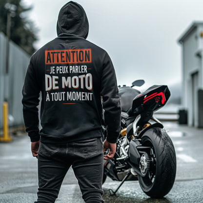 Je peux parler de moto à tout moment