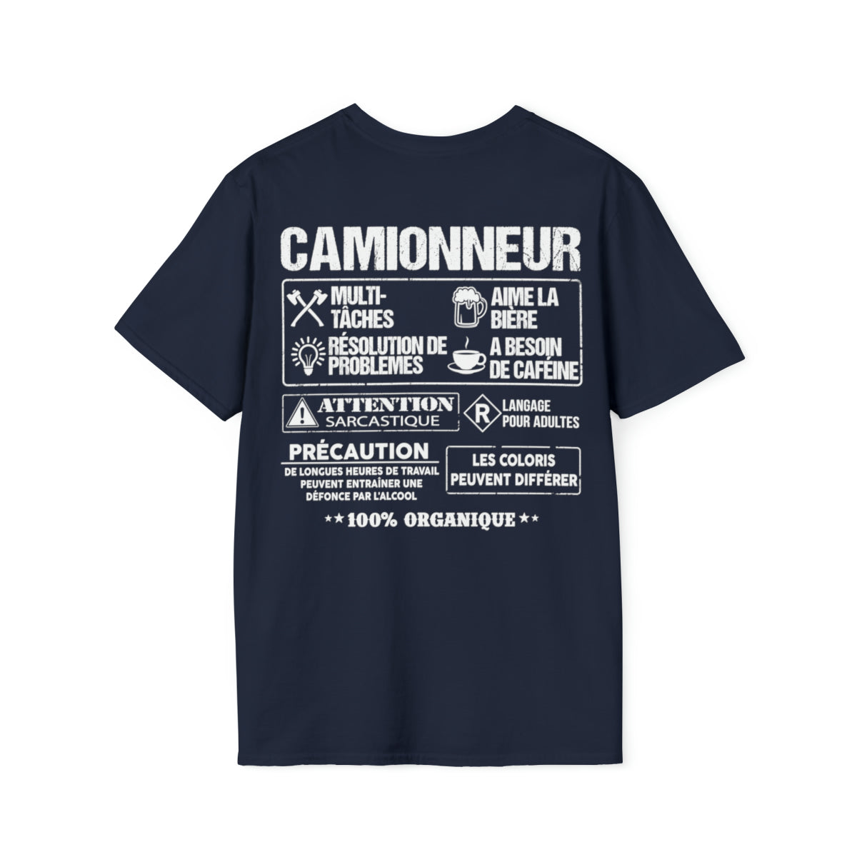 Camionneur est la quintessence du travailleur