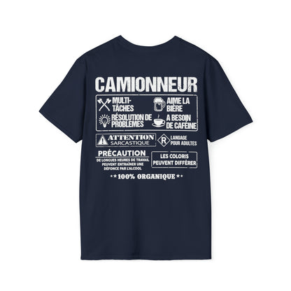 Camionneur est la quintessence du travailleur