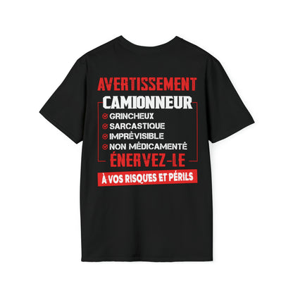 Camionneur, grincheux, sarcastique, imprévisible, non médicamenté
