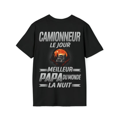 Camionneur le jour, papa la nuit