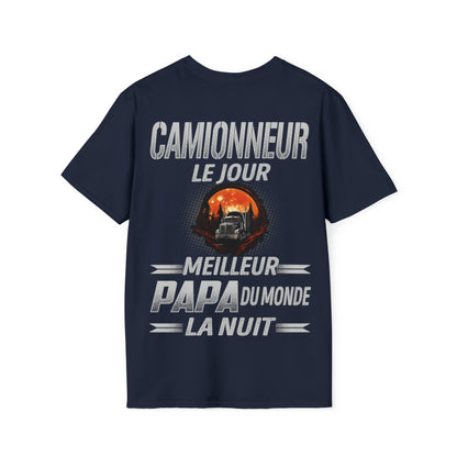 Camionneur le jour, papa la nuit