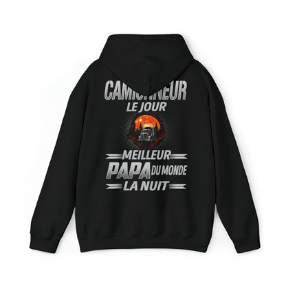 Camionneur le jour, papa la nuit