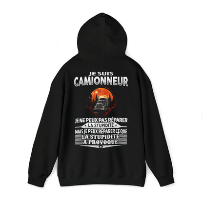 Camionneur peut réparer ce que la stupidité a provoqué