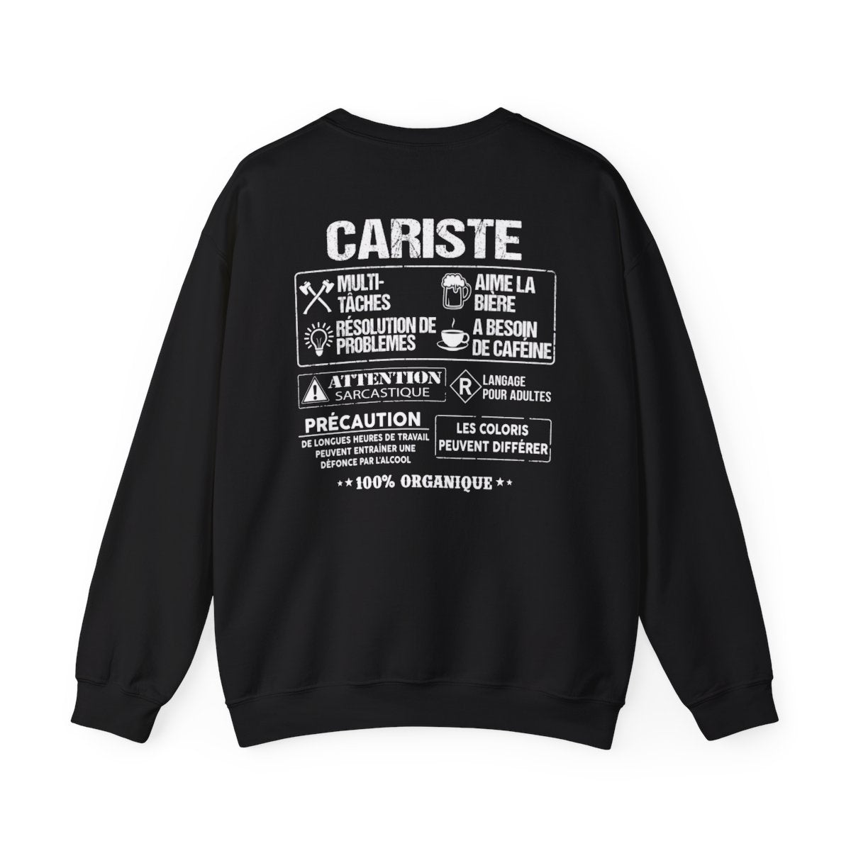 Cariste est la quintessence du travailleur