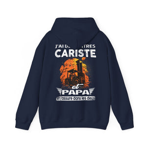 Cariste et papa, et j'assure dans les deux