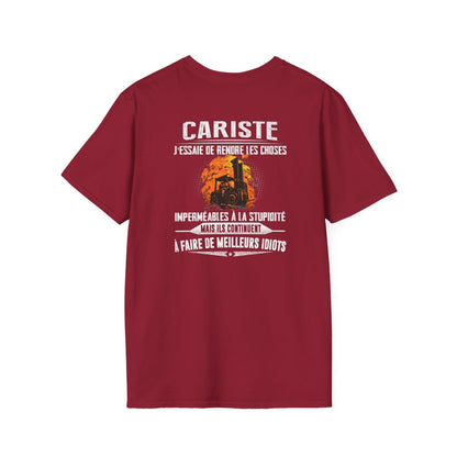 Cariste, j'essaie de rendre les choses imperméables à la stupidité