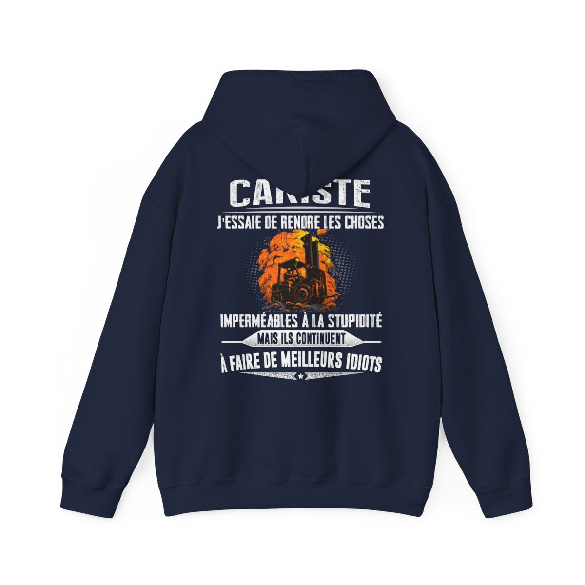 Cariste, j'essaie de rendre les choses imperméables à la stupidité