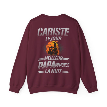 Cariste le jour, papa la nuit
