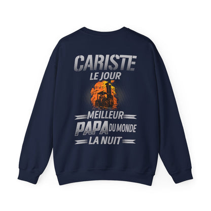 Cariste le jour, papa la nuit