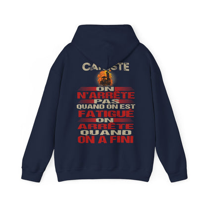 Cariste, on n'arrête pas quand on est fatigué