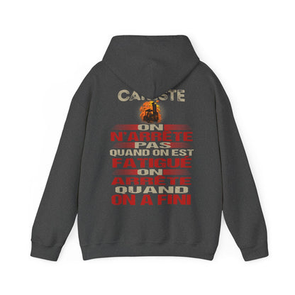 Cariste, on n'arrête pas quand on est fatigué