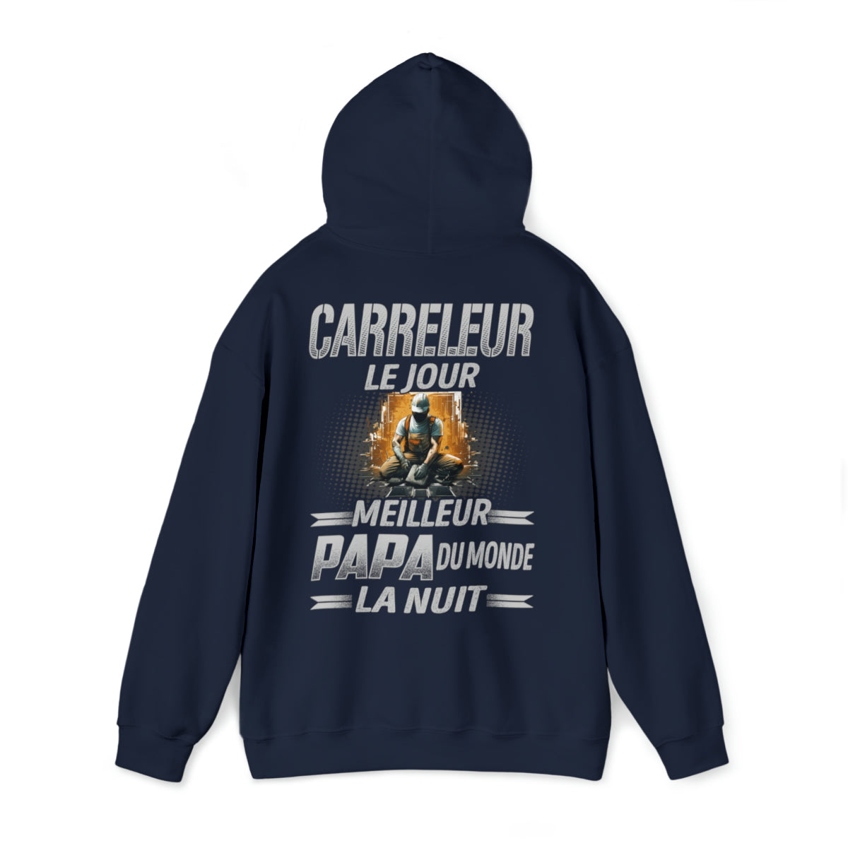 Carreleur le jour, papa la nuit