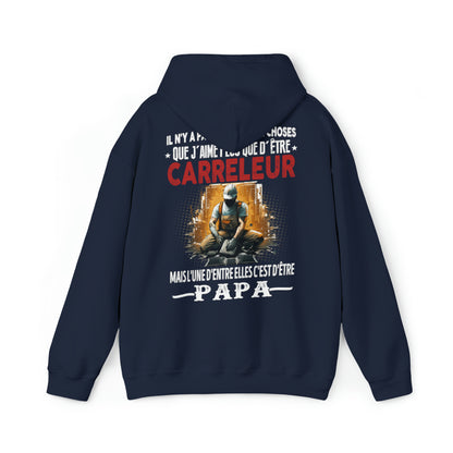 Carreleur passionné, papa comblé