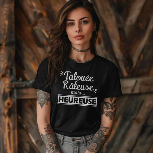 Tatouée râleuse mais heureuse