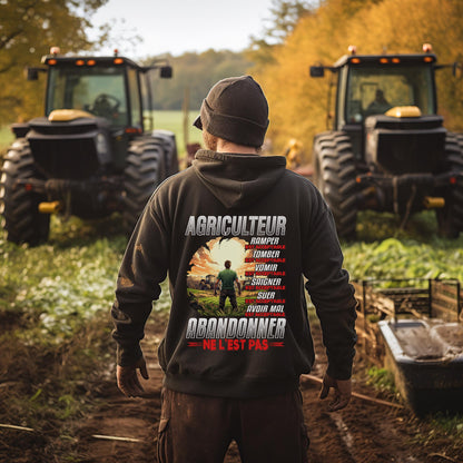 Agriculteur, ramper, tomber, vomir, saigner est acceptable