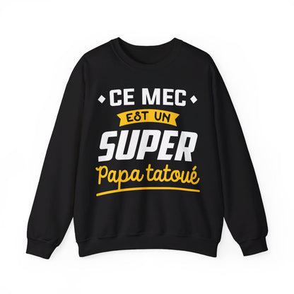 Ce mec est un super papa tatoué