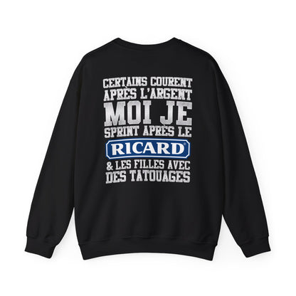 Certains courent après l'argent, moi je sprint après le ricard & les filles avec des tatouages