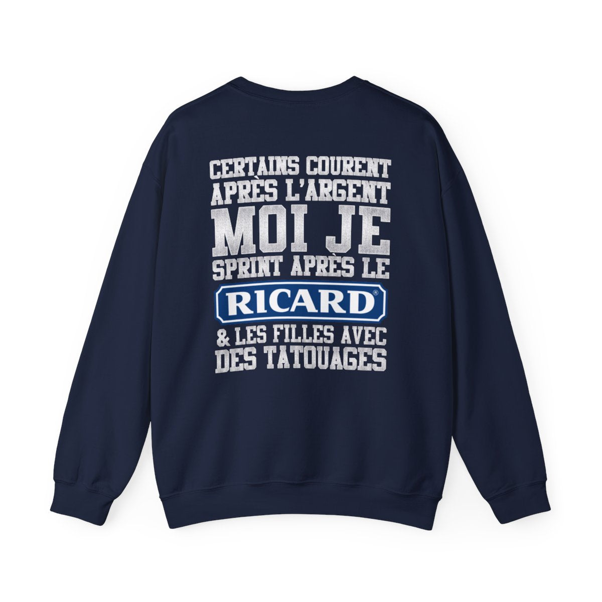 Certains courent après l'argent, moi je sprint après le ricard & les filles avec des tatouages