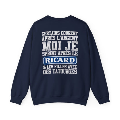 Certains courent après l'argent, moi je sprint après le ricard & les filles avec des tatouages