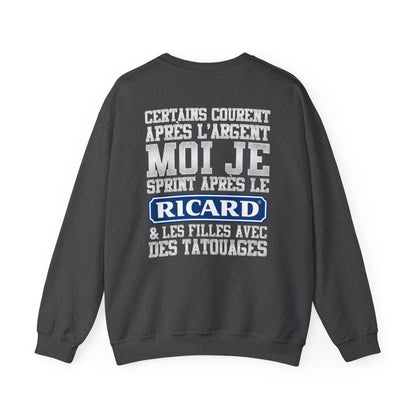 Certains courent après l'argent, moi je sprint après le ricard & les filles avec des tatouages