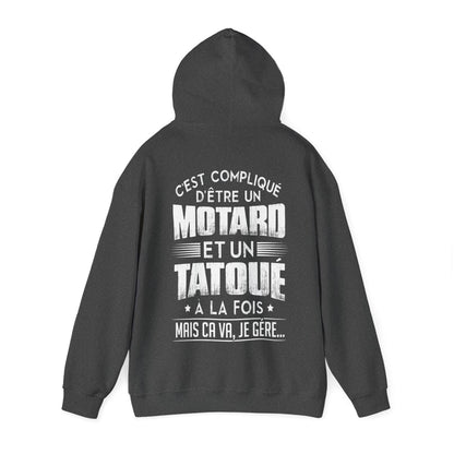 C'est compliqué d'être un motard et un tatoué à la fois