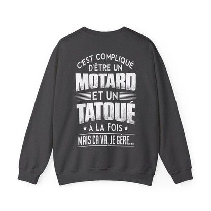 C'est compliqué d'être un motard et un tatoué à la fois
