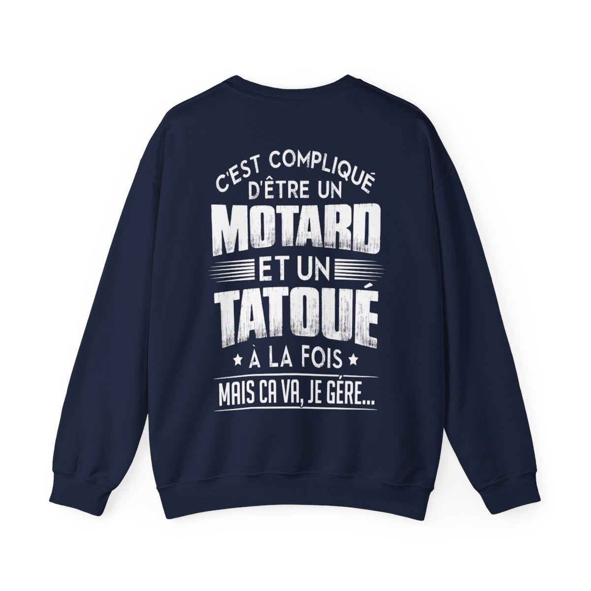 C'est compliqué d'être un motard et un tatoué à la fois