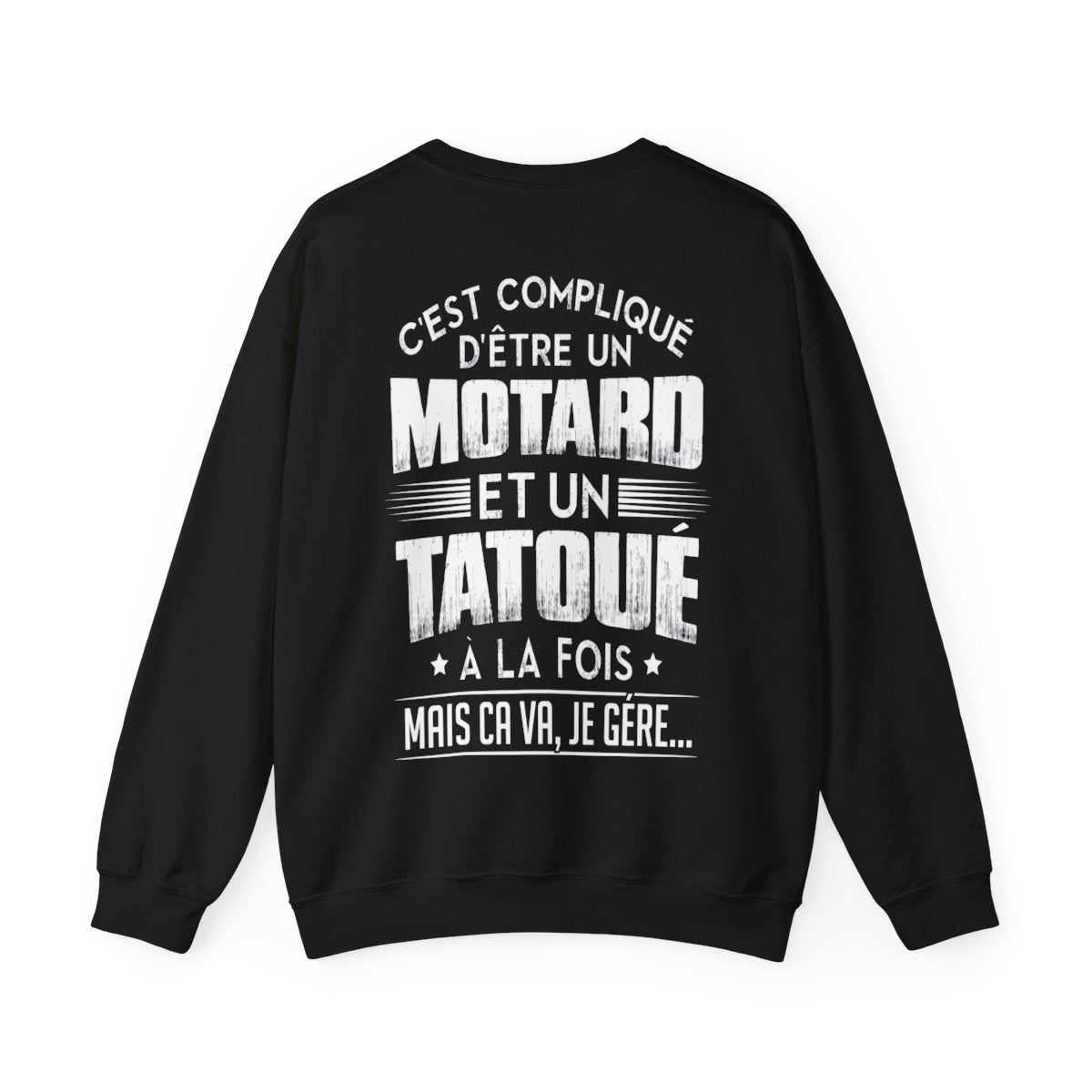 C'est compliqué d'être un motard et un tatoué à la fois