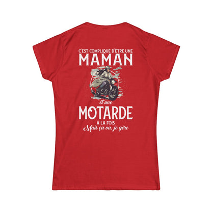 C'est compliqué d'être une maman et une motarde à la fois
