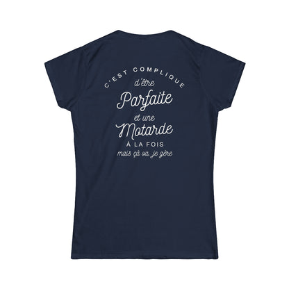 C'est compliqué d'être une motarde et une princesse à la fois