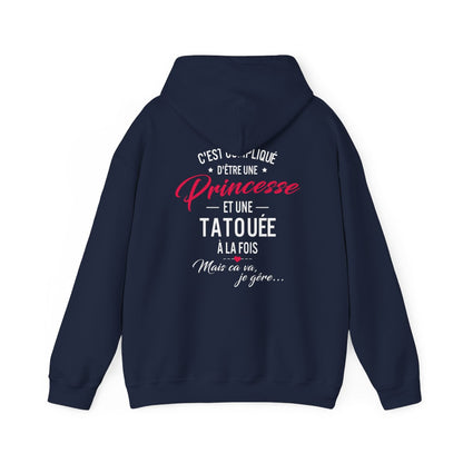 C'est compliqué d'être une princesse et une tatouée à la fois, mais ça va je gère