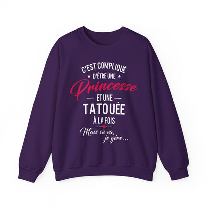 C'est compliqué d'être une princesse et une tatouée à la fois, mais ça va je gère