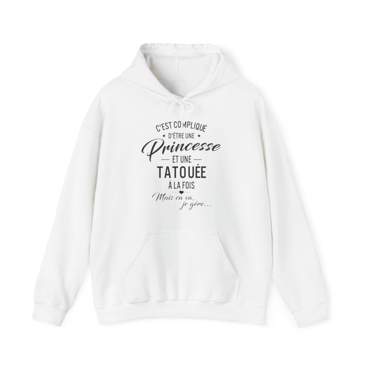 C'est compliqué d'être une princesse et une tatouée à la fois, mais ça va je gère