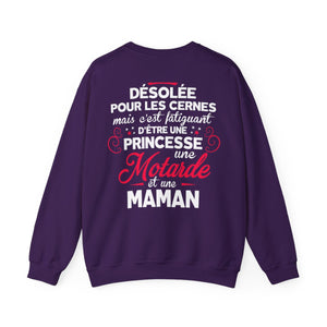 C'est faitguant d'être une princesse une motarde et une maman