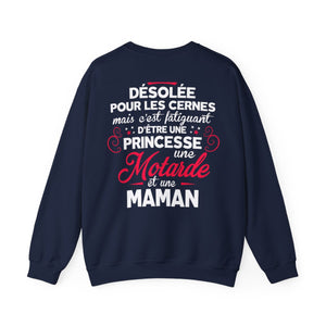 C'est faitguant d'être une princesse une motarde et une maman