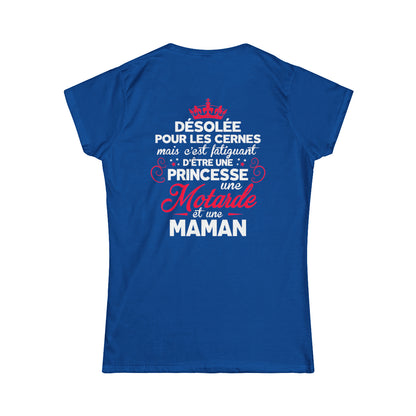 C'est faitguant d'être une princesse une motarde et une maman