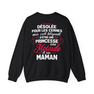 C'est faitguant d'être une princesse une motarde et une maman