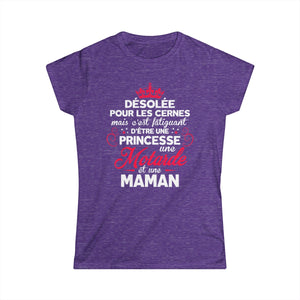 C'est faitguant d'être une princesse une motarde et une maman