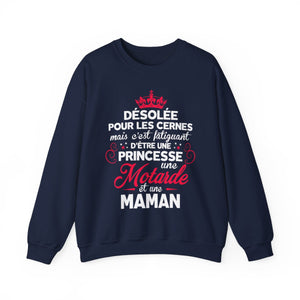 C'est faitguant d'être une princesse une motarde et une maman