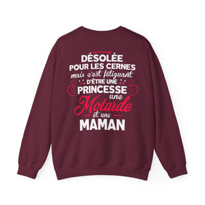 C'est faitguant d'être une princesse une motarde et une maman