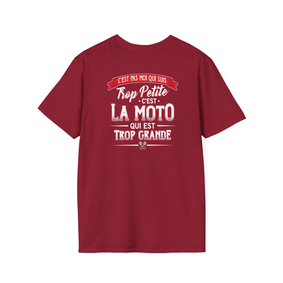 C'est la moto qui est trop grande