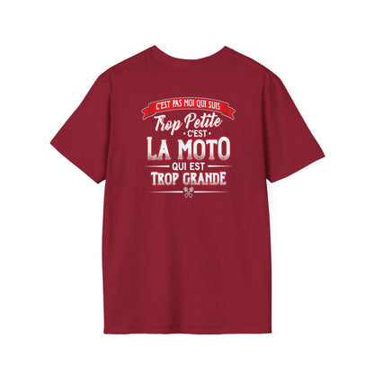 C'est la moto qui est trop grande