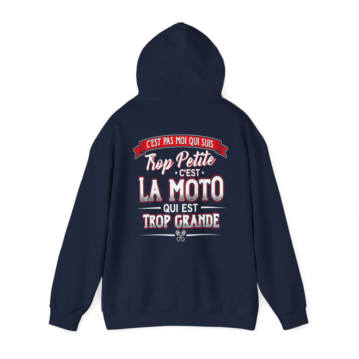C'est la moto qui est trop grande