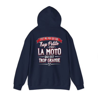 C'est la moto qui est trop grande