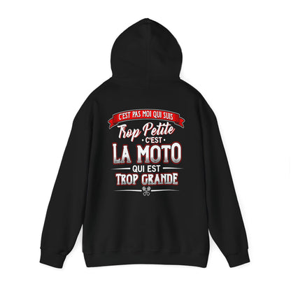 C'est la moto qui est trop grande