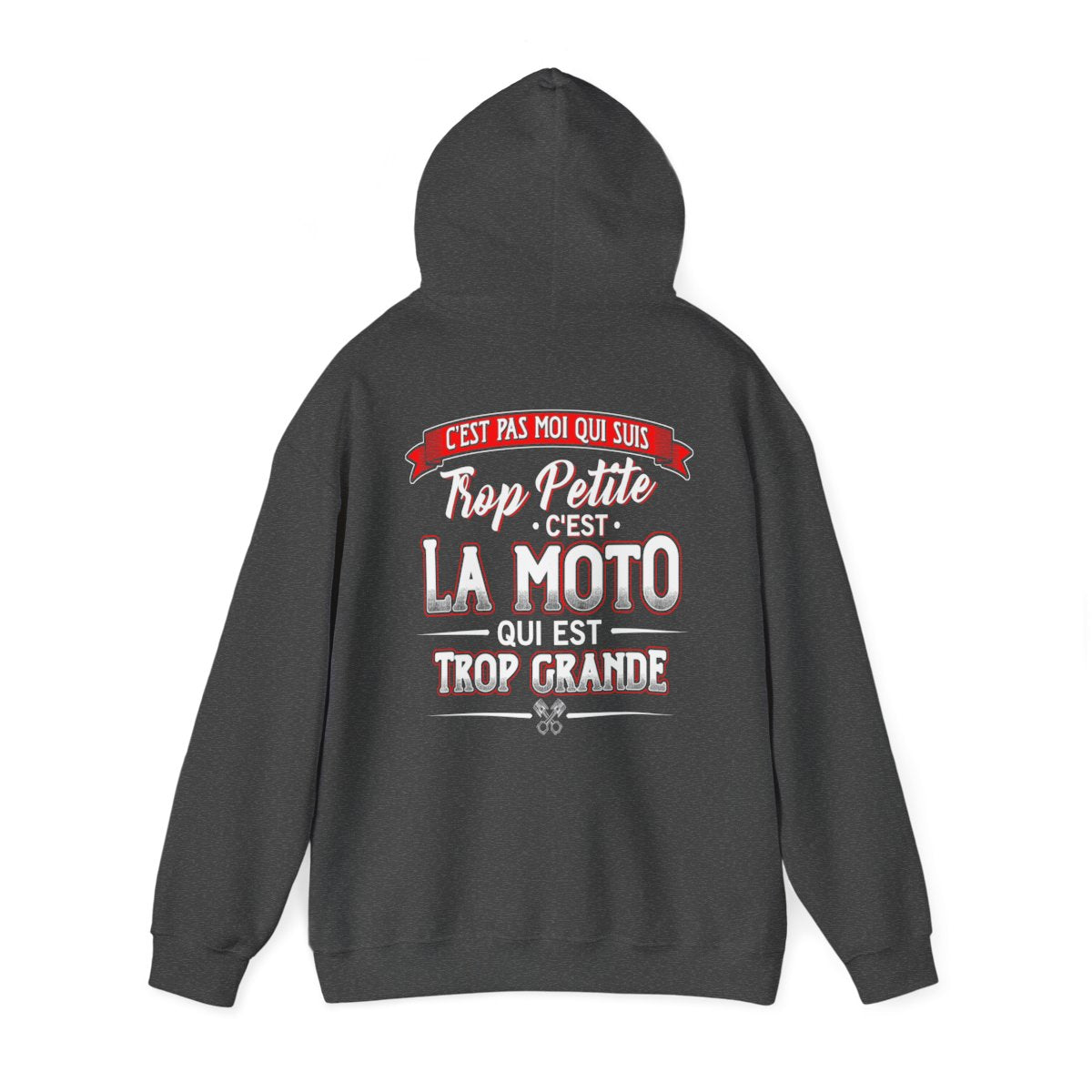 C'est la moto qui est trop grande